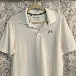 White heat gear polo